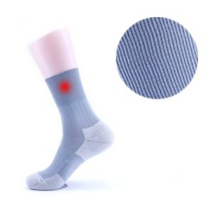 Diabetic sock, details of cuff design