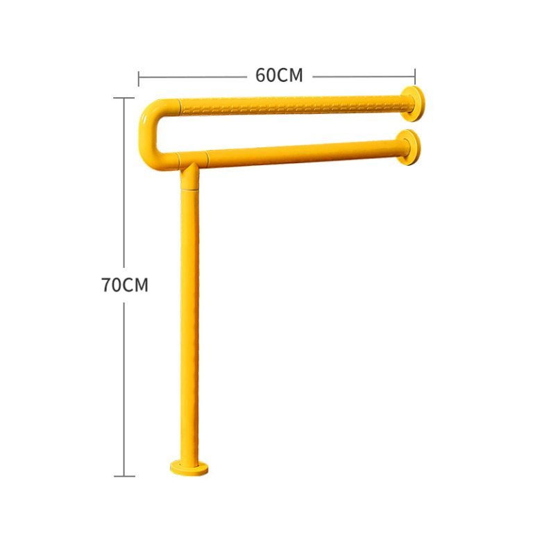 Safety grab bars for toilet Yellow