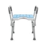 B type-Bathroom Seat shower stool, small foot pad, with chair pad