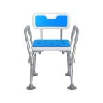 Type A-Non-slip Aluminum Alloy Bath shower chair, big foot mat, with chair mat