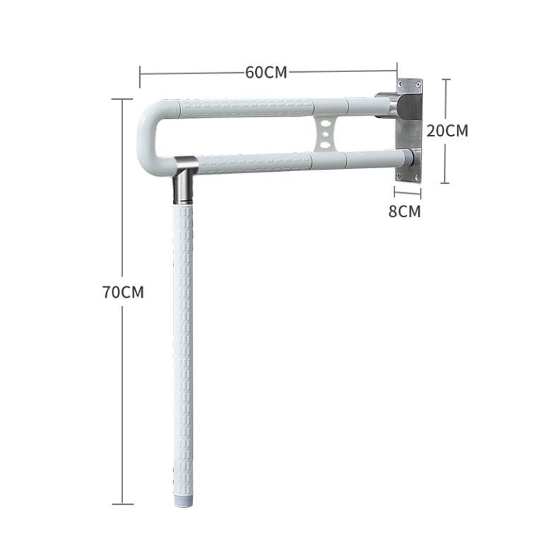 Grab rail toilet for elderly white